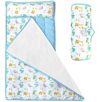 Tapis de sieste pour les tout-petits, couverture légère de dinosaure parfait pour les enfants d'âge préscolaire, la garderie, le sac de couchage de voyage pour garçons et filles