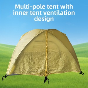 Tenda a Cupola Doppia Personalizzata per Campeggio Esterno e Emergenze Familiari, Impermeabile 2000-3000mm, Utilizzo Quattro Stagioni, Vendita all'Ingrosso - Product Image 3