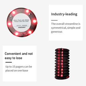 Restaurant Pager <strong>System</strong> <strong>Wireless</strong> Buzzer Call <strong>Button</strong> <strong>Queue</strong> Management for Coffee Shop Food Truck - Product Image 4