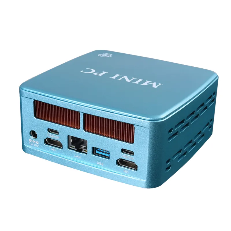 Melhor Core i3 i5 i7 Escritório X86 Mini Computador DDR5 Portátil Win10/11 Linux NUC Mini PC 2 Lan com 12ª geração Intel Alder Lake-U/-P