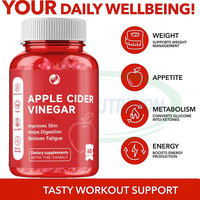 Ausreson OEM Marque Privée Bio Céto ACV Gommes Vitaminées Halal Ventre Plat Amincissant Cheveux Vinaigre de Cidre Gommes