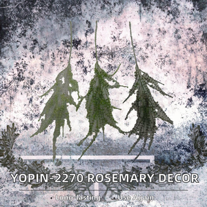 Vente en gros de feuilles de <span class=keywords><strong>romarin</strong></span> artificielles en plastique branche d'herbe pour le décor du nouvel an chinois de l'obtention du diplôme de Noël de mariage Z244 - Product Image 2