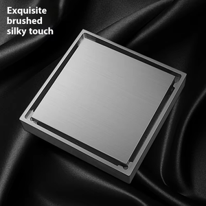 Desagü<span class=keywords><strong>e</strong></span> de Piso para Baño de 15 cm, Cuerpo Principal de Latón, Diseño Elegante Invisible, Antiinsectos y Desodorizante, para Uso en la Cocina - Product Image 2