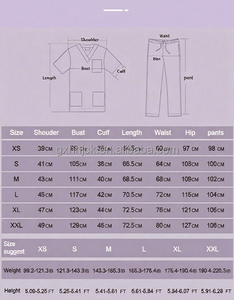 2025 New Unisex Bệnh Viện Đồng Phục Điều Dưỡng Bộ Đồng Phục Nhanh Chóng Làm Khô Tẩy Tế Bào Chết Bộ Hai-Mảnh Set Top & Quần Cho Y Tá Thời Trang OEM - Product Image 4