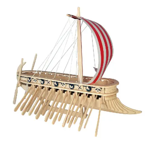 3D câu đố bằng gỗ trimaran thuyền buồm 3D Câu Đố thủ công bằng gỗ ghép hình thủ công cho trẻ em