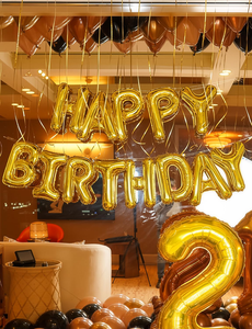 Multi Colors 16inch Aluminum Foil Birthday <b>Balloons</b> Set-Eco-Friendly Party Decoration with Colorful Letters and Banner - Product Image 5