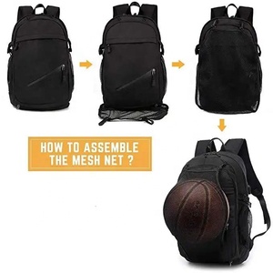 Sac à dos de <span class=keywords><strong>sport</strong></span> pour basket-ball avec poche pour ballon, sac de voyage pour homme, étanche, avec compartiment pour ordinateur portable et chaussures, pour football, fitness, soccer, gym - Product Image 3