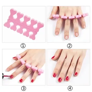 Sponge <strong>Toenail</strong> Separator Soft <strong>Toenail</strong> Spreader Manicure and Pedicure Tool Suitable for Nail Salon or Home Use - Product Image 4