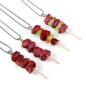 ใหม่กระเป๋าถือกุญแจรถเสน่ห์การตกแต่งที่ทำด้วยมือสนุกจำลองย่างหอยนางรมหอยเชลล์จี้สร้อยคอให้กับลูกสาวของฉัน - Product Image 1