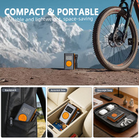 New Bicycle Wireless Inflator Pump with Brushless Motor, Fast Inflation, Automatic Shutdown, Portable Inflator Pump