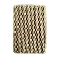 Tapis de litière pour chat en EVA double couche imperméable, pliable, lavable, anti-sable, pour le nettoyage des animaux de compagnie