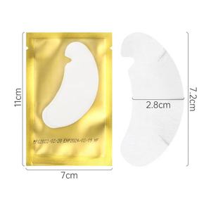 Patchs isolants pour cils greffés jetables en gros, en forme de U, non tissés, en hydrogel, pour les cils inférieurs - Product Image 4