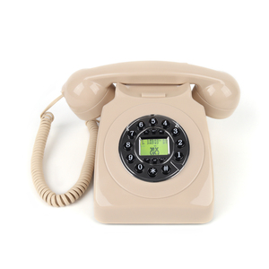 <span class=keywords><strong>Téléphone</strong></span> filaire rétro, <span class=keywords><strong>téléphone</strong></span> antique avec écran LCD, <span class=keywords><strong>téléphone</strong></span> <span class=keywords><strong>fixe</strong></span> filaire pour la maison - Product Image 3