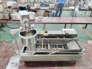 Thương mại hàng tăng gấp đôi <span class=keywords><strong>Donut</strong></span> Maker T100 t100b điện LPG khí đốt tự nhiên tự động <span class=keywords><strong>Donut</strong></span> chiên Máy làm - Product Image 2