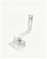 Support de montage PV réglable en acier non standard, avec revêtement en poudre, pour systèmes de panneaux solaires sur toits en tuiles