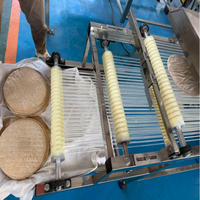 Ligne de production de tortillas en acier inoxydable de qualité alimentaire, machine à fabriquer du pain pita, ligne de production de chapati, roti, crêpes