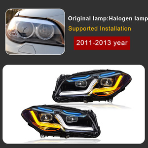 Feux de jour pour voiture, feux antibrouillard, feux LED, lampe halogène et xénon, phare LED pour BMW <span class=keywords><strong>F10</strong></span>, éclairage extérieur automobile - Product Image 5