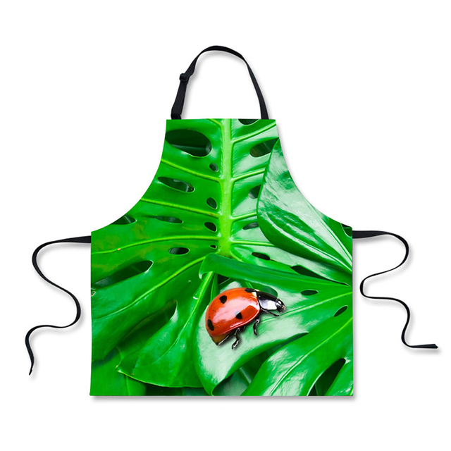 New Cotton Fabric Sublimation 3D Printed Man Women Garden Apron