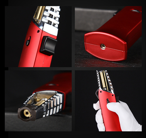 Gf-928A Kitchen Smoking Metal Lighter Windproof Ray Gun Gas Jet <strong>Butane</strong> <strong>Torch</strong> <strong>for</strong> Cigarette - Product Image 5