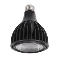 Aluminium finition noire 15/24/36/60 degrés CRI98 3000K 6000K E27/E26 à spectre complet Par30 ampoule LED 30 watts
