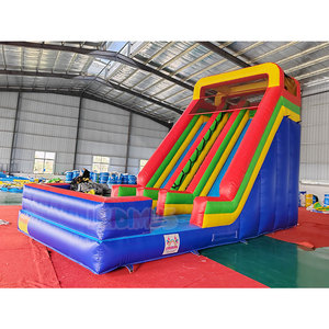 Tobogán Inflable Doble de Colores, Tobogán Inflable de PVC Resistente de Grado Comercial Apto para Eventos de Alquiler. - Product Image 2