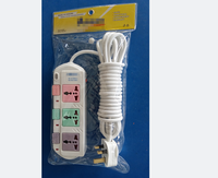 Câbles d'extension d'alimentation bon marché cordon d'alimentation avec multiprise USB