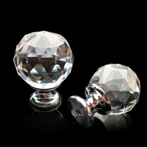 Boutons/poignée en cristal de 30mm de conception moderne Offre Spéciale pour des meubles pour des armoires commodes armoires tiroirs salles de bains utilisation de cuisine - Product Image 4