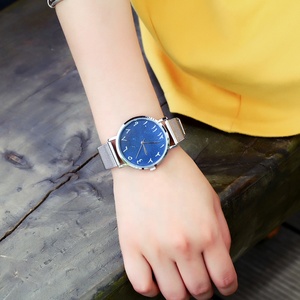 Cielo stellato cinturino in maglia d'oro orologio islamico musulmano personalizzato numeri arabi quadrante orologio da polso Montre Arabe - Product Image 6