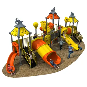 High Quality Plastic Slide Outdoor Preschool Playground Equipment for Sale kids indoor playground home