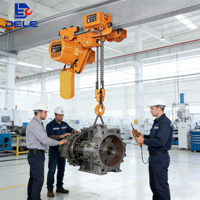 Nouvelle treuil électrique robuste haute performance 3 tonnes 380V avec palan à chaîne G80 pour chantier de construction
