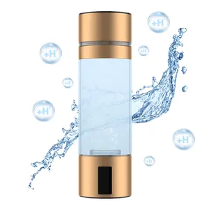 زجاجة ماء هيدروجين ذهبية 5000ppb سعر مخفض زجاجة ماء هيدروجين H2 محمولة Usb