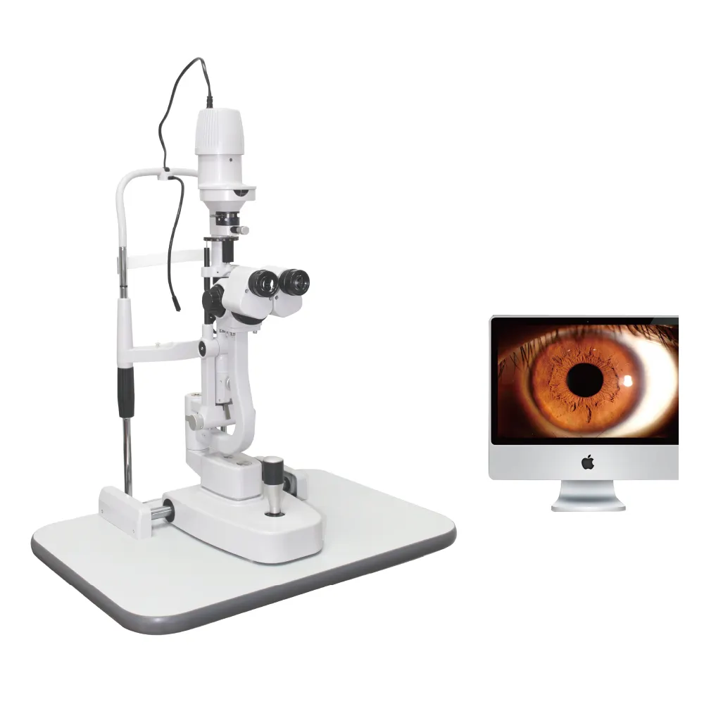 High Quality Eye Disease Examination Equipment Continuous illumination Control 5-step Magnification Slit Lamp Ophthalmology