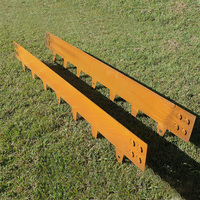 Clôture moderne en acier corten de haute qualité Treillis et panneaux de portails Bordure pour parcs et villas Bordure de jardin Bordure en métal