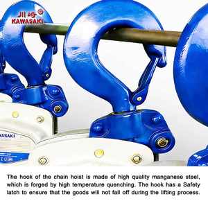 Palans à chaîne manuels en acier allié G80, capacité de 0,5 à 20 tonnes, robustes, pour entrepôts, hôtels et usines. - Product Image 3