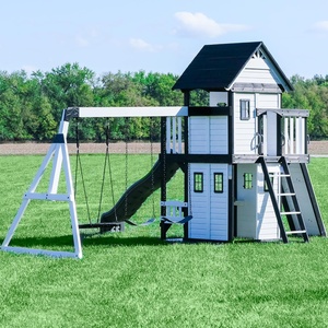 Aire de jeux extérieure GlideGalore, <span class=keywords><strong>zone</strong></span> d'aventure ultime pour enfants avec balançoires et toboggans - Product Image 2