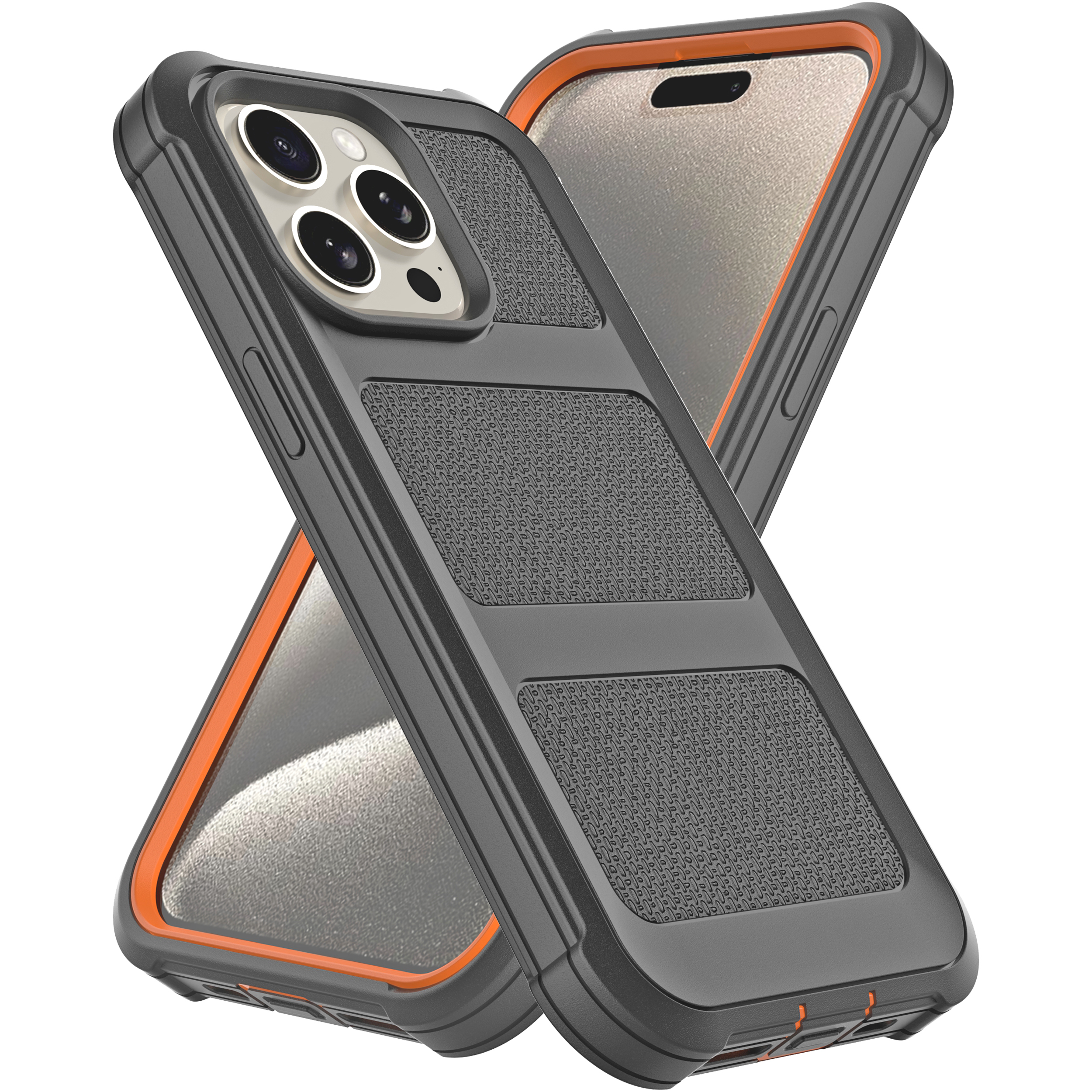 Negro + naranja