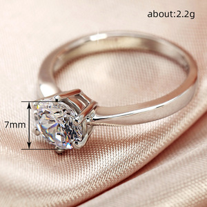 Anello Classico a Sei Punte per Donne, Elegante Gioiello da Indice alla Moda - Product Image 5