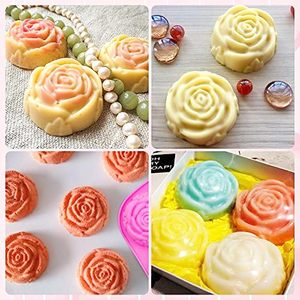 Molde de Silicona Ecológico de 4 Cavidades y 3 Formas para Hacer Jabón, Velas y Pasteles - Decoración 3D Hecha a Mano - Solo Lavar con Agua - Product Image 3