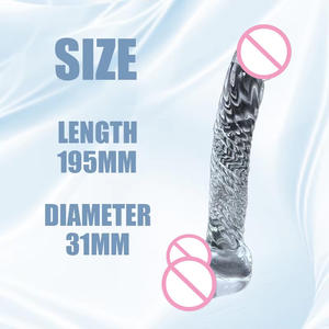 Hot Sale Clitoris Stimulator G Spot Glass <span class=keywords><strong>Dildo</strong></span> Anale Plug Vrouwelijke Masturbatie Vagina Stimulator Zelfgenoegen Seksspeeltjes Voor Vrouwen - Product Image 3