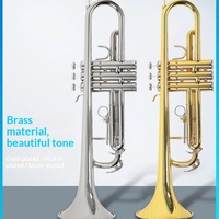 Small Size Instrument Bb Key Professional XSTR-271 Brass Tube Gold Lacquer Finish Beginner's Performance School