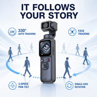 Nouveau 270 °   Caméra d'action sportive de poche 4K HD avec clip micro rotatif pour les aventures en plein air, mini caméra sportive