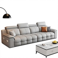 Canapé italien minimaliste en cuir véritable, une place, personnalisable, luxe léger, ligne droite, nouveau modèle 2026 pour salons