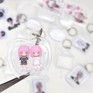 X48 Hot Sale High Quality Acrylic <b>Keychains</b> With Uv Printed Customized Logo for Souvenirs Promotions Personal Key Organization - Product Image 3