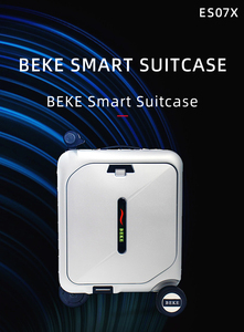 Özel Logo elektrikli 15KM aralığı sürme bavul APP kontrolü ile 4 tekerlekler ve dış mekan kullanımı için teleskopik tarzı VIP stok hazır - Product Image 5
