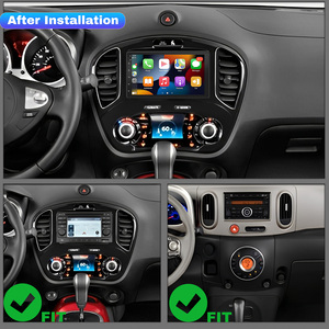 Autoradio 7 pouces écran tactile pour <span class=keywords><strong>Nissan</strong></span> <span class=keywords><strong>Juke</strong></span> 2010-2011, unité principale radio, <span class=keywords><strong>CarPlay</strong></span> sans fil, Android Auto, BT, lecteur DVD universel - Product Image 2