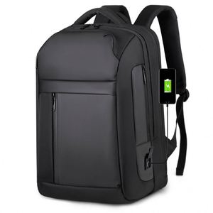 Executive England Style Laptop <b>Backpack</b> Waterproof 1680D Nylon <b>Computer</b> Bag with Usb Stylish Big Anti Theft Daypack - Product Image 1
