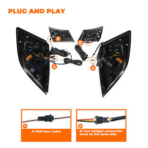 ไฟท้าย DK Motion สำหรับ <span class=keywords><strong>Honda</strong></span> <span class=keywords><strong>Civic</strong></span> Hatchback <span class=keywords><strong>TypeR</strong></span> รุ่นที่ 10 ไฟท้าย LED <span class=keywords><strong>Civic</strong></span> FK7 <span class=keywords><strong>FK8</strong></span> ปี 2016 - 2020 ไฟท้าย ไฟท้ายรถ - Product Image 6