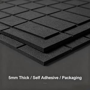 Wear Resistant 5mm Thick Black Self Adhesive EVA Pad,impact Proof Liner for <b>Logistics</b> <b>Packaging</b> and Fragile Item Full protection - Product Image 3