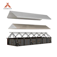 Tente de luxe Kawagebo Kamp (KK) 39,4' x 16,4' pour hôtel de safari, glamping, restaurant et bar en plein air
