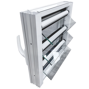Persienne en verre de fenêtre standard sud-américain persiennes jalousie persiennes fenêtres en aluminium Airier fenêtres à louvre <span class=keywords><strong>lames</strong></span> verre - Product Image 5
